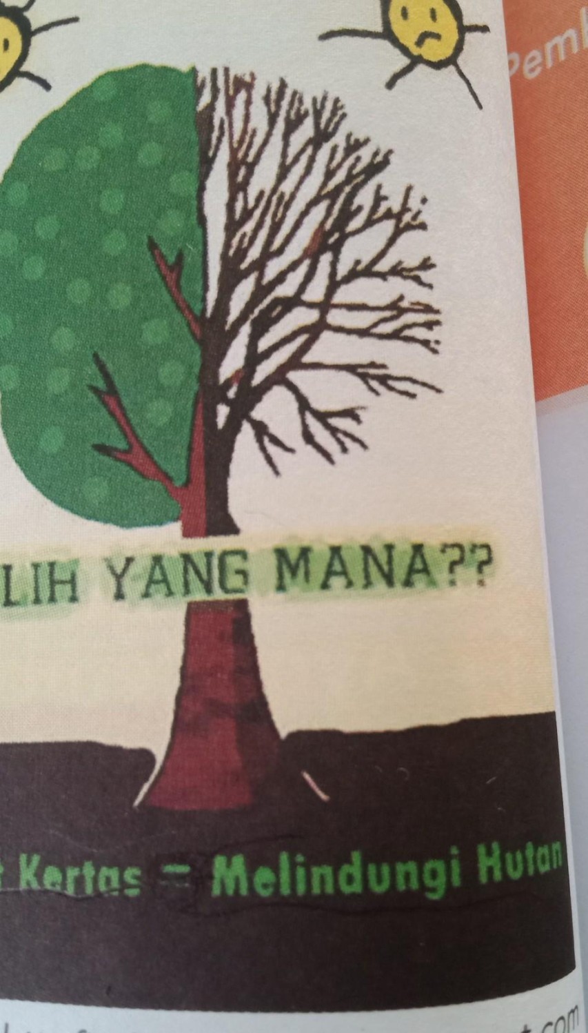 poster tentang penebangan hutan