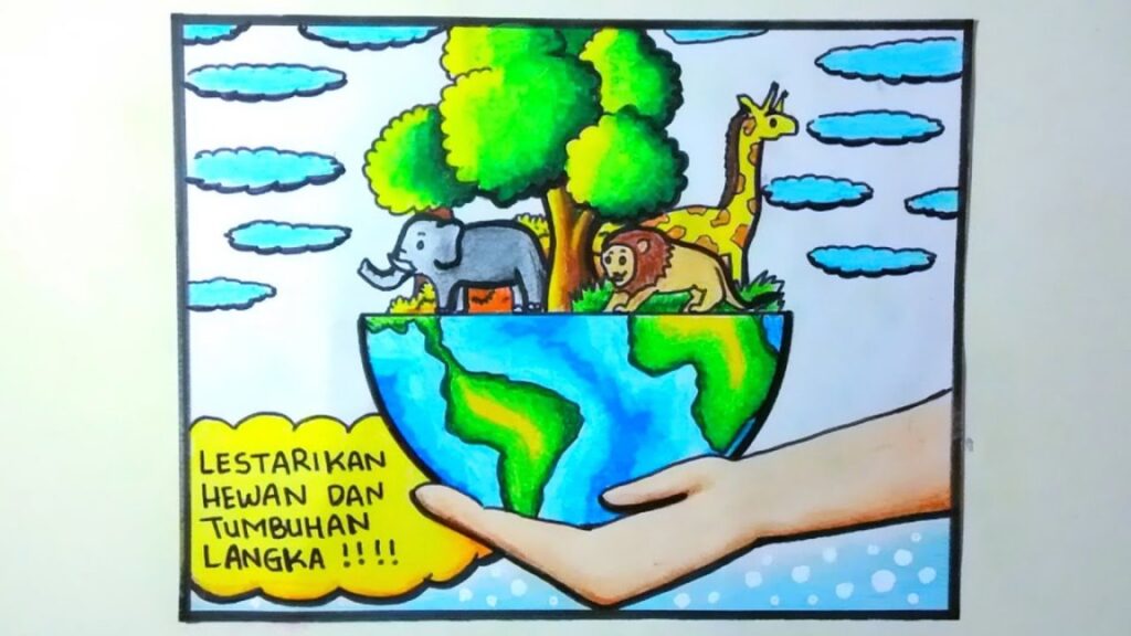 Poster Tentang Pelestarian Hewan Dan Tumbuhan Langka