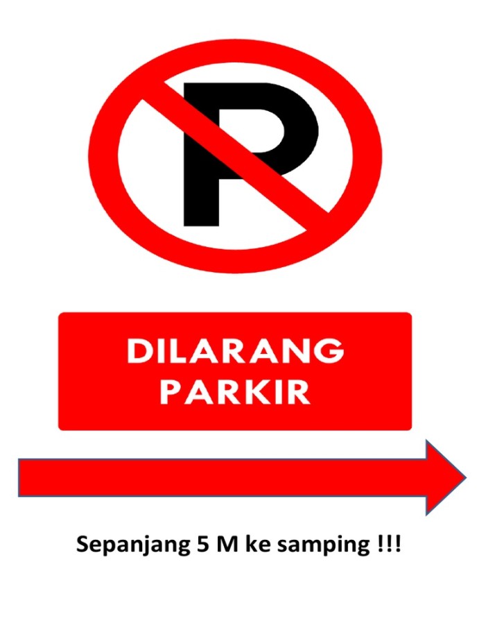 poster tentang parkiran