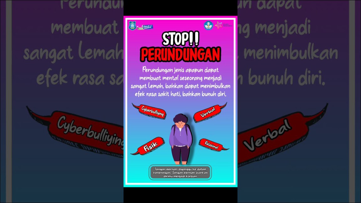 poster tentang menghina tema