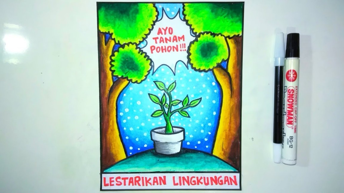 poster tentang melestarikan alam