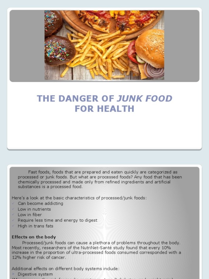 poster tentang ketidak sehatan junk food