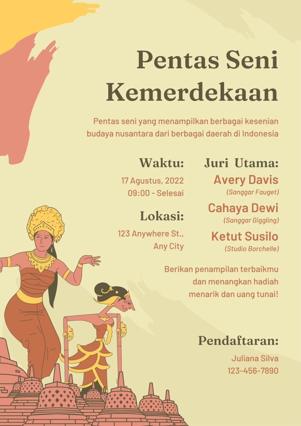 poster tentang kesenian