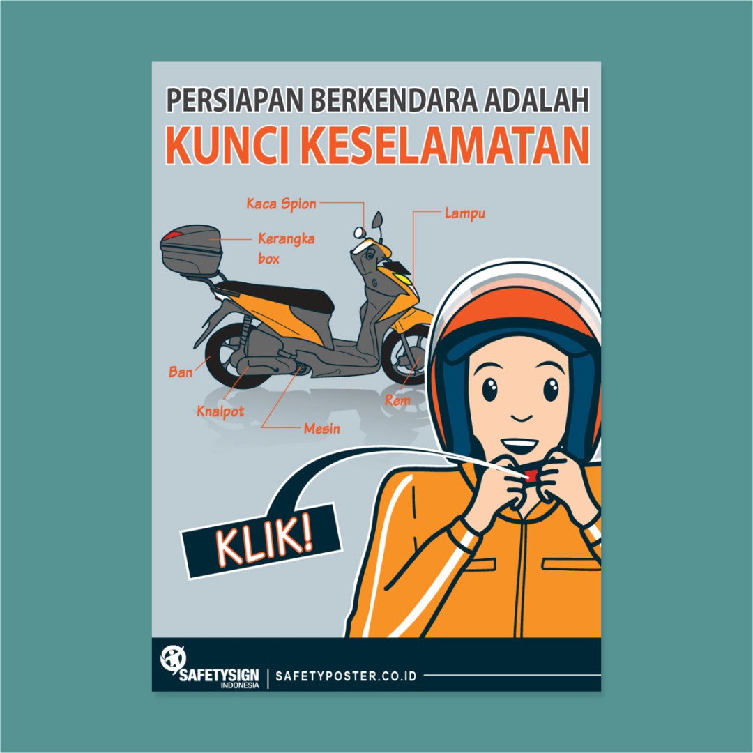 poster tentang keselamatan di jalan raya