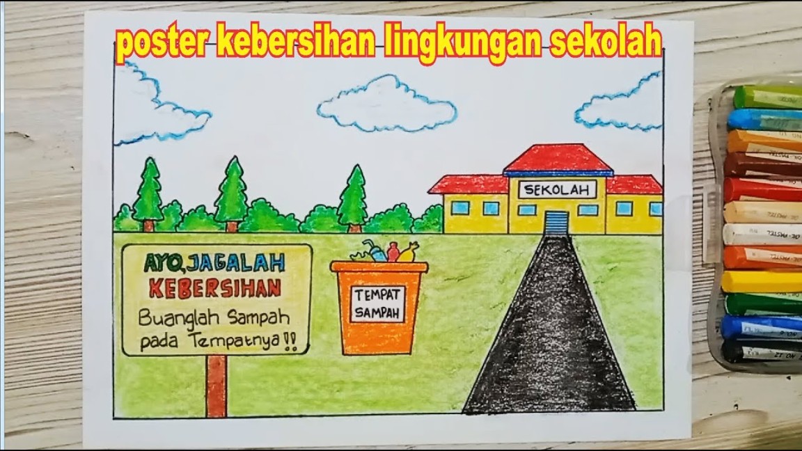 poster tentang sekolah bersih