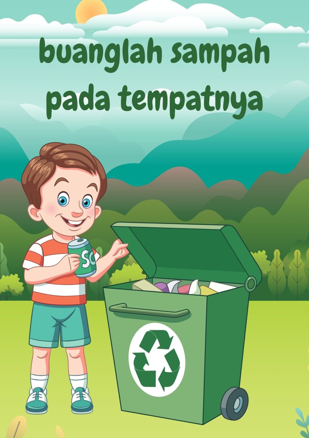 poster tentang sampah hd