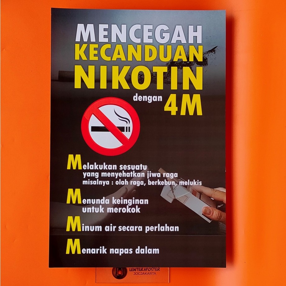 poster tentang rokok vs narkoba yag menarik