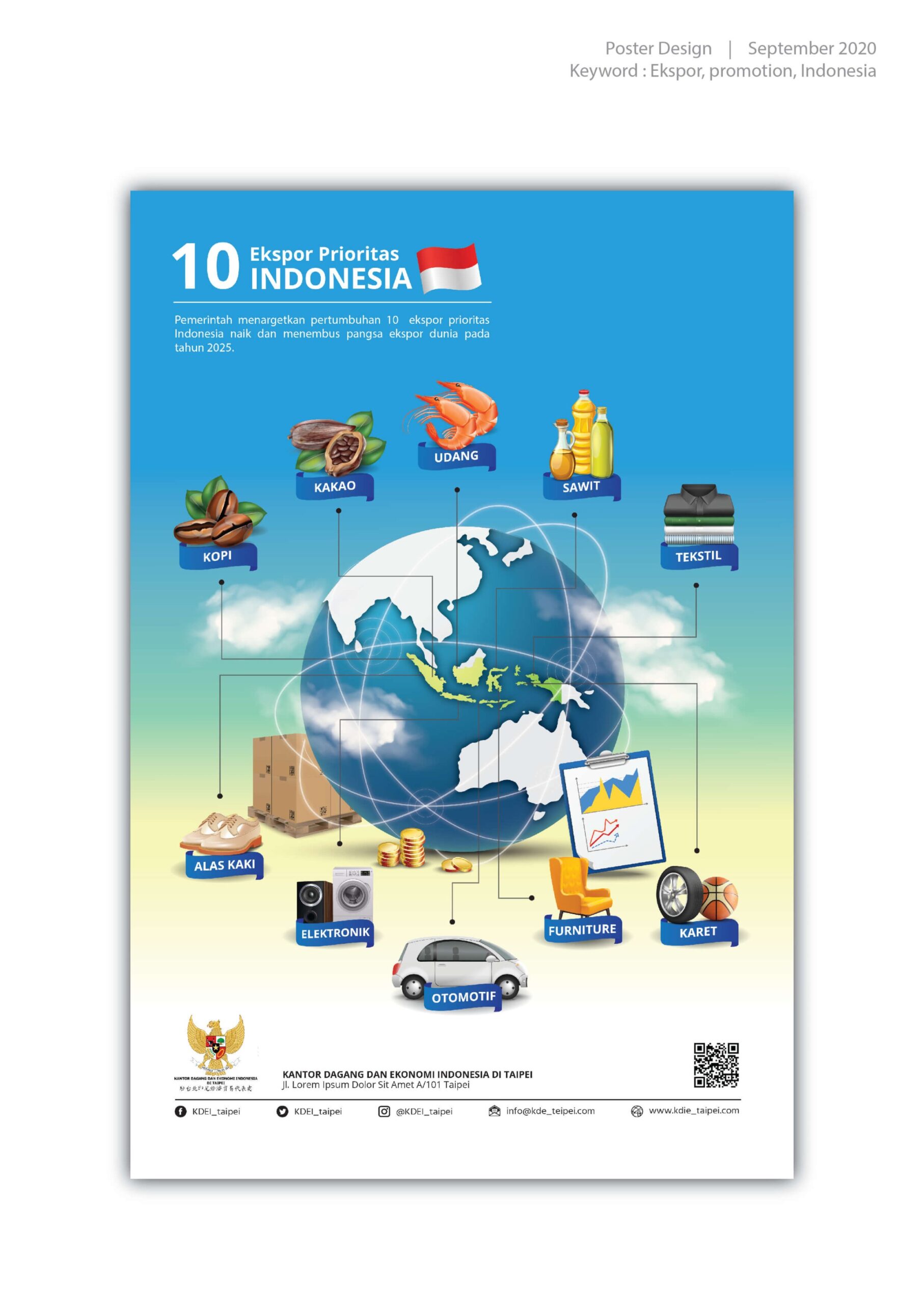 poster tentang promosi barang dalam bahasa indonesia