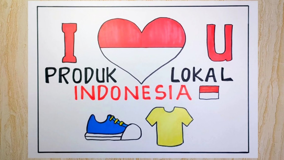 poster tentang produk indonesia
