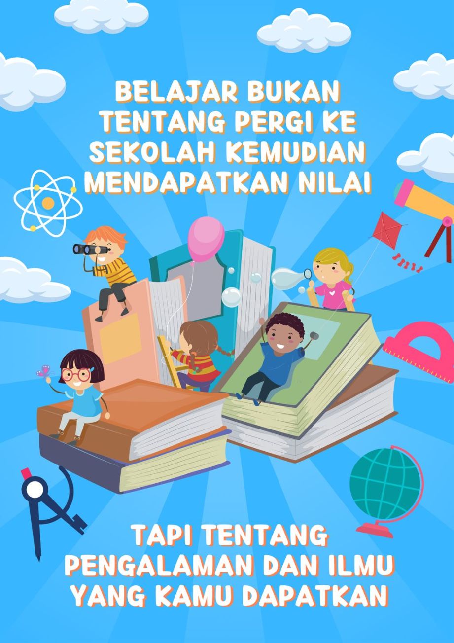 poster tentang sekolah
