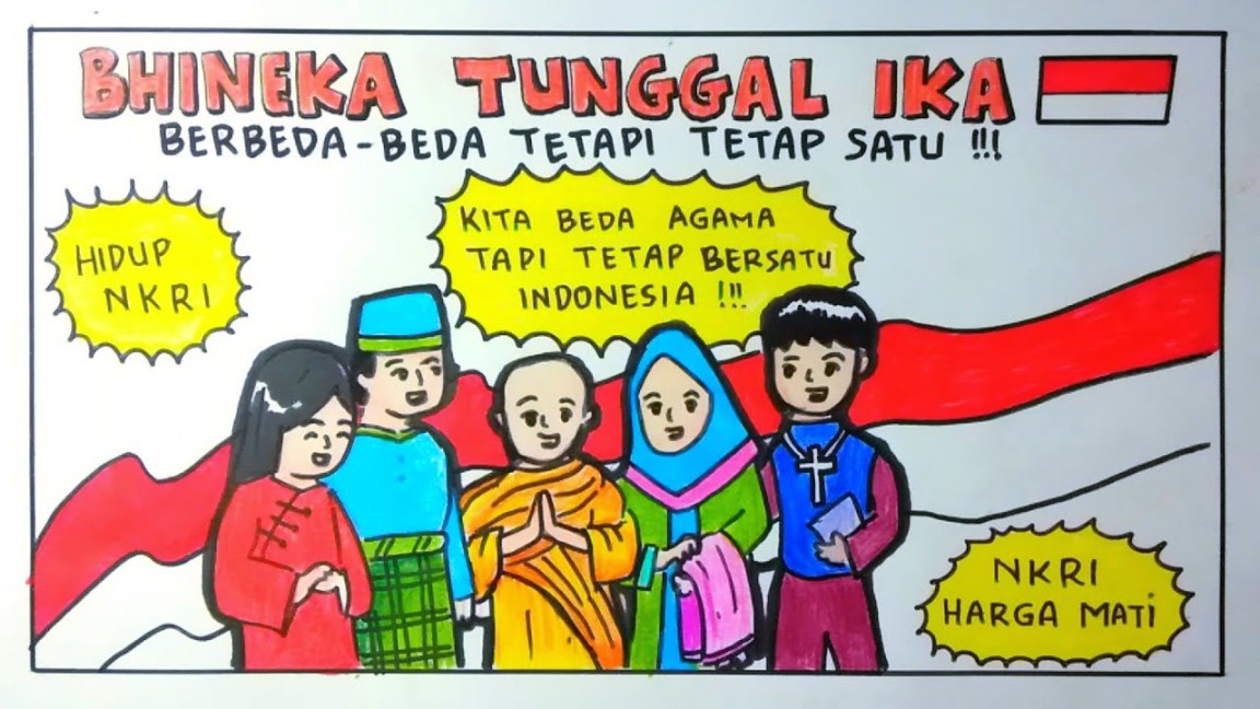 poster tentang persatuan dan kesatuan bangsa