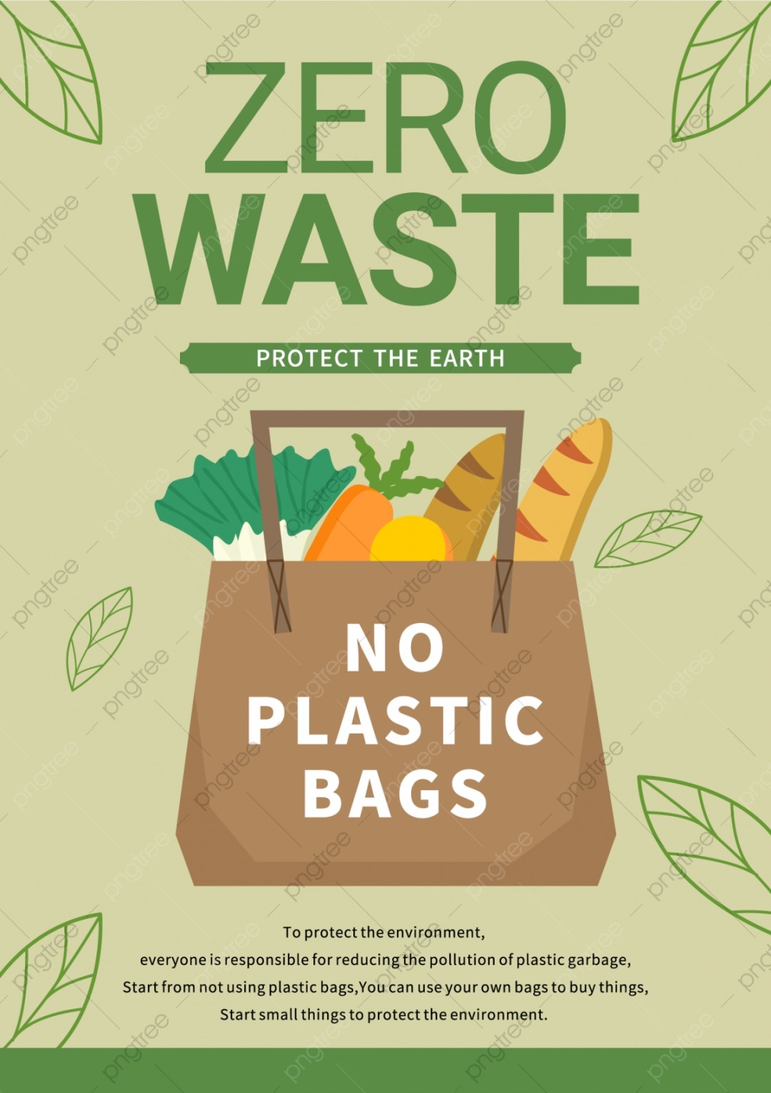 poster tentang zero waste