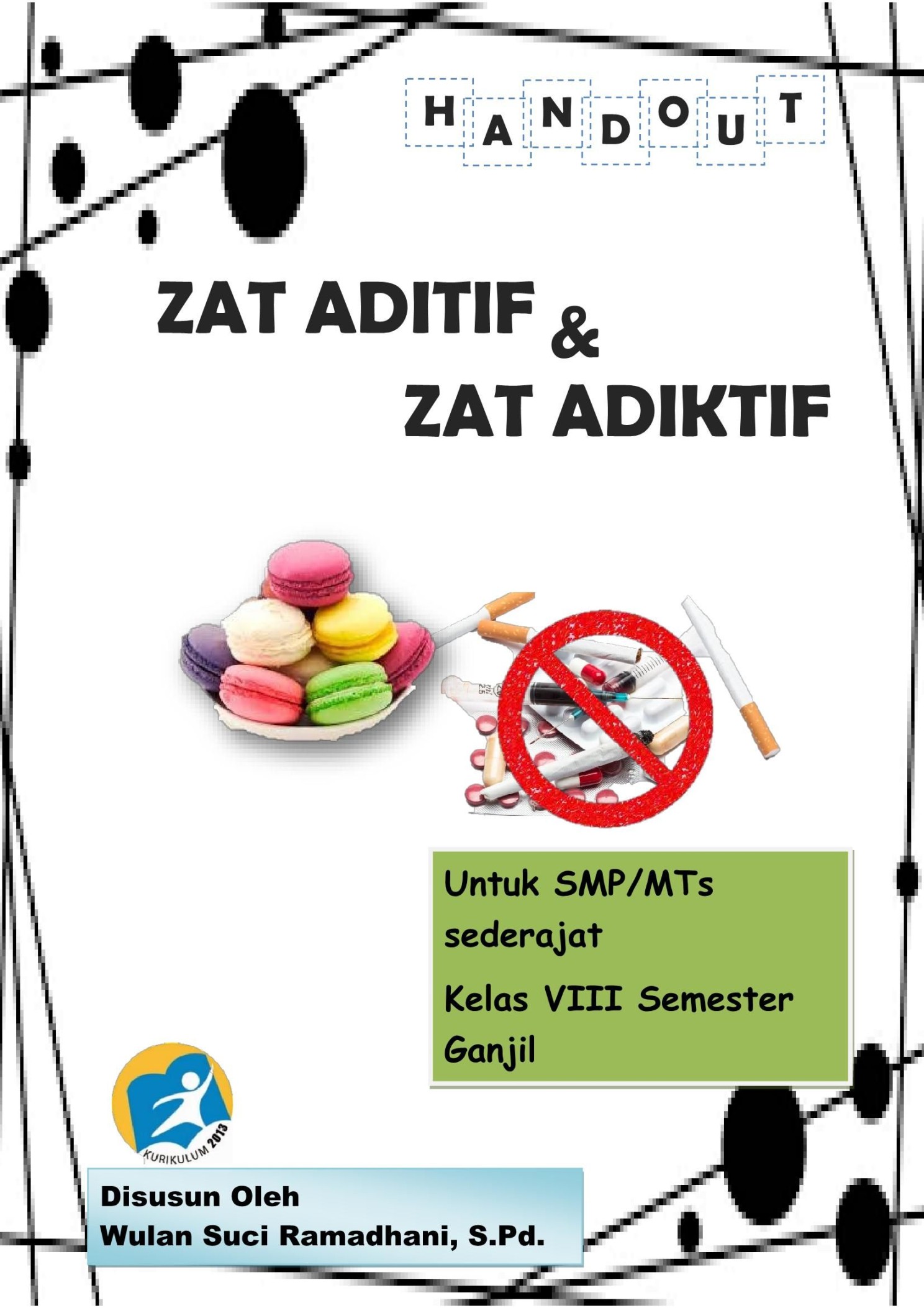 poster tentang zat aditif