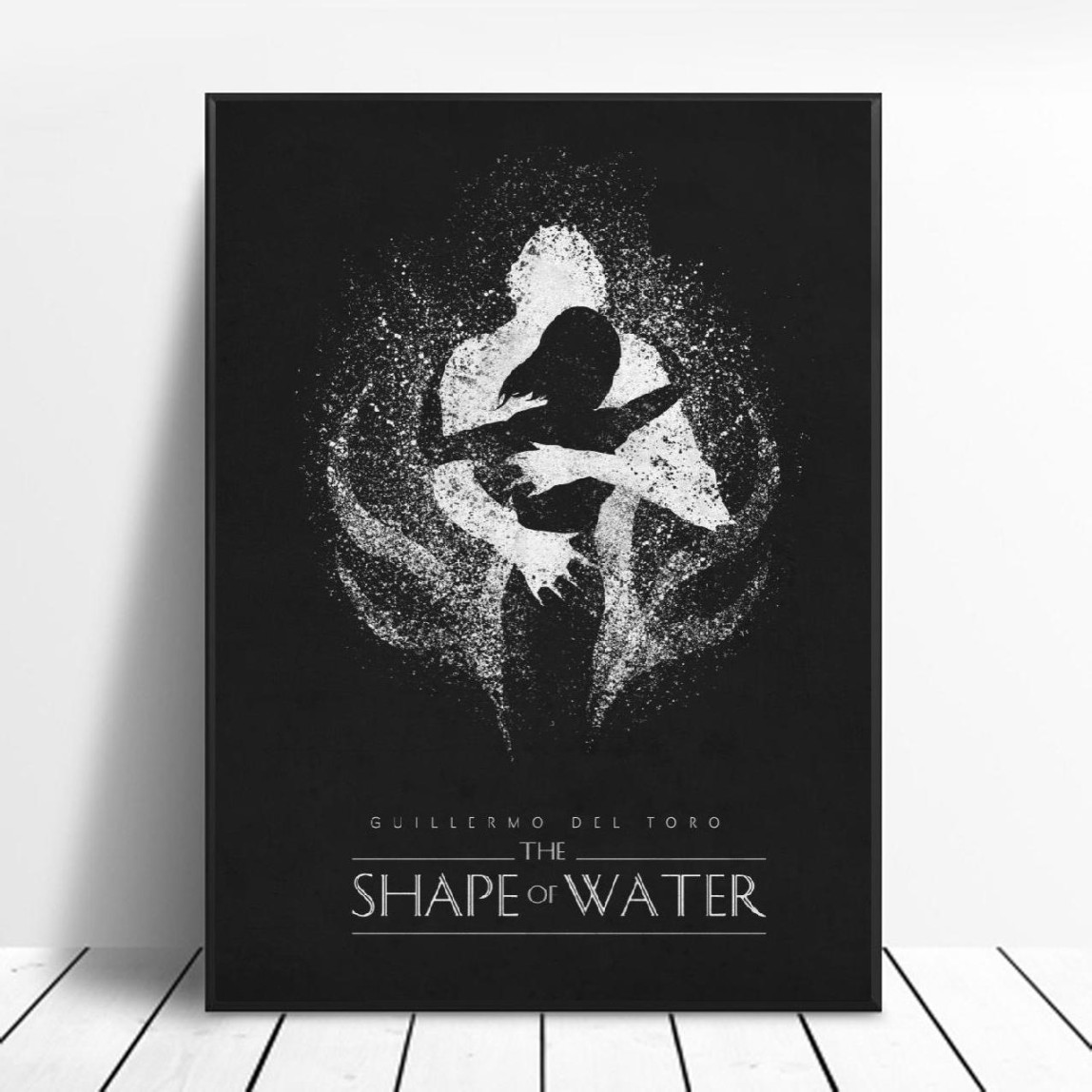 poster tentang air hitam putih