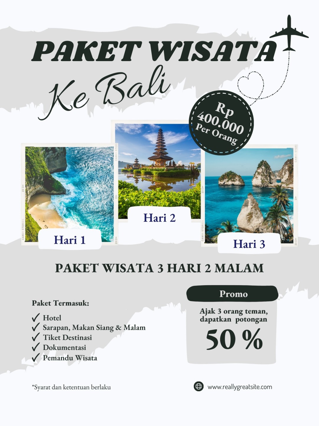 poster tentang wisata di indonesia