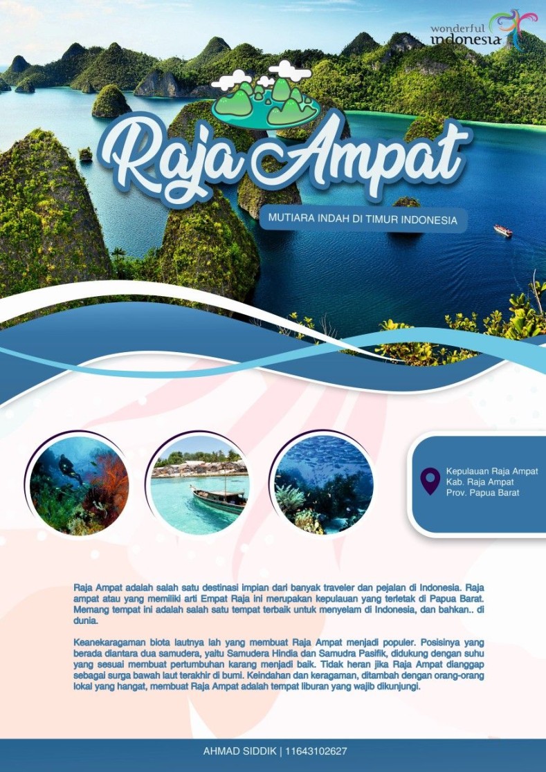 poster tentang wisata di indonesia
