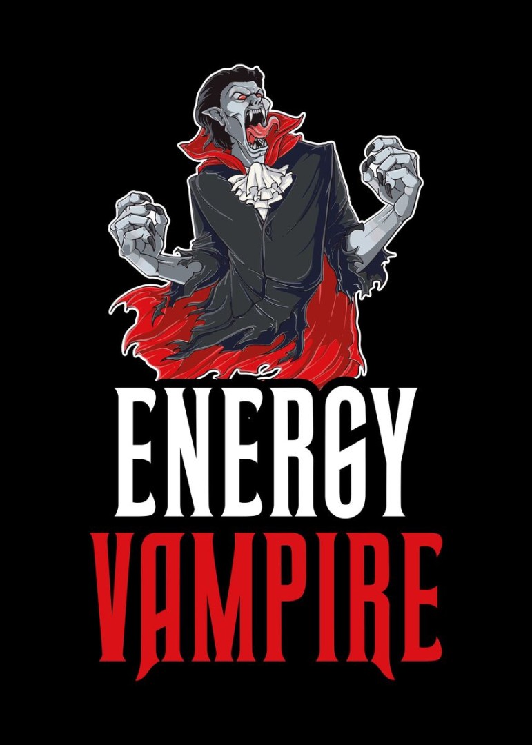 poster tentang vampire energy