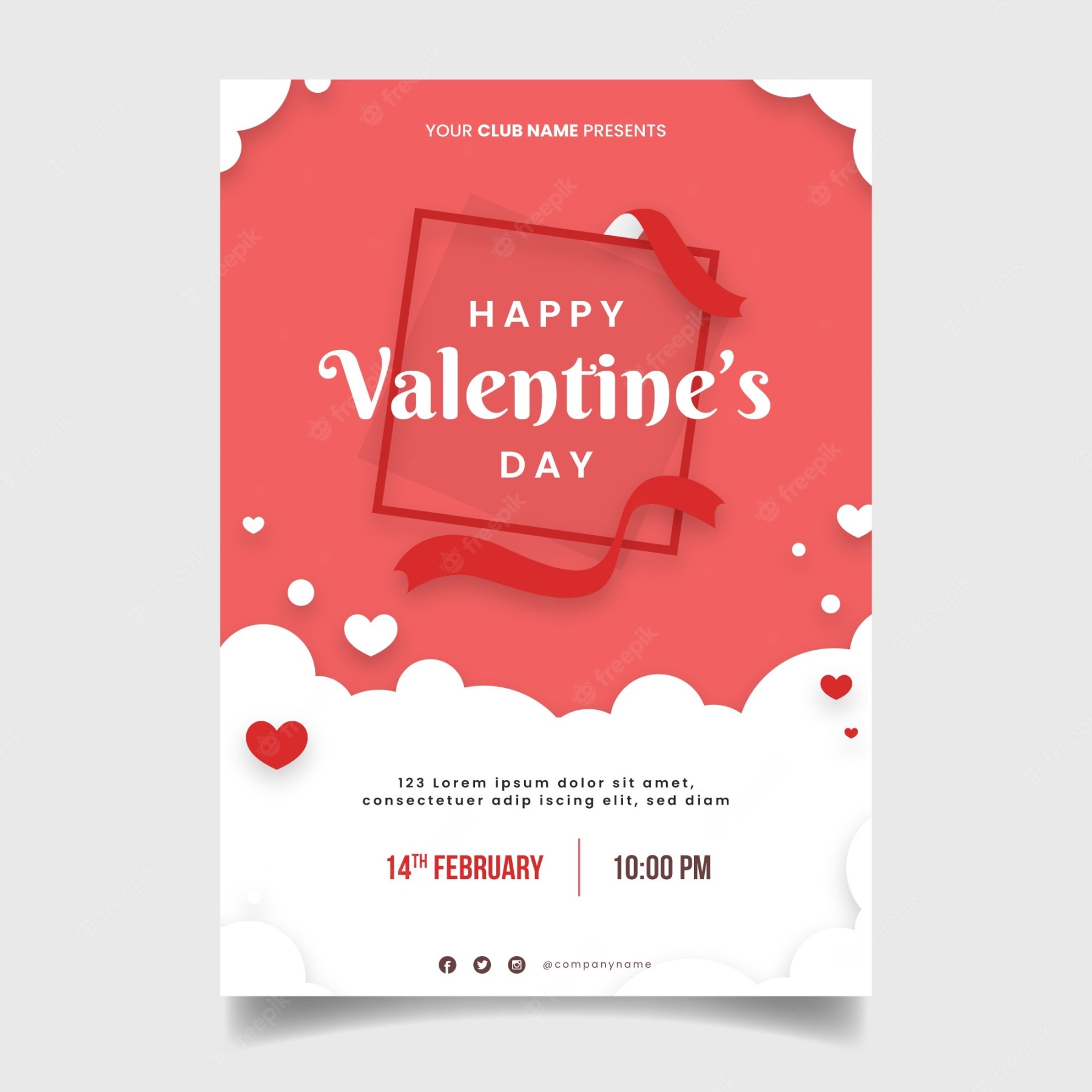 poster tentang valentine