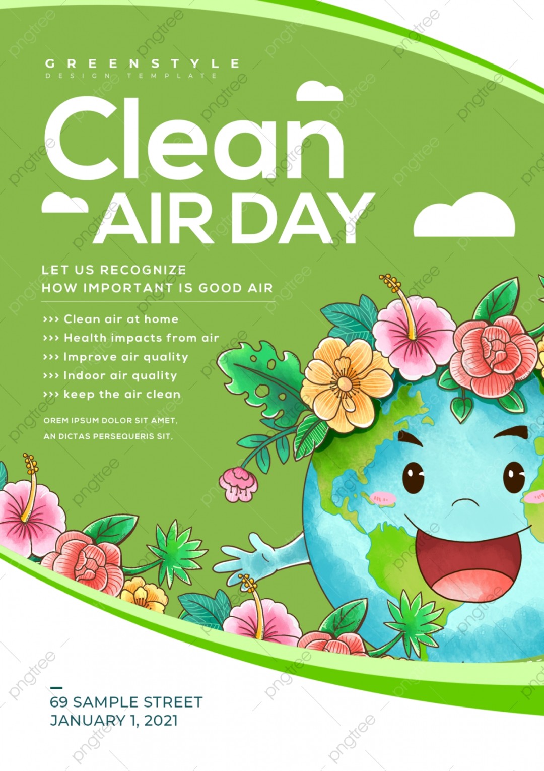 poster tentang udara bersih