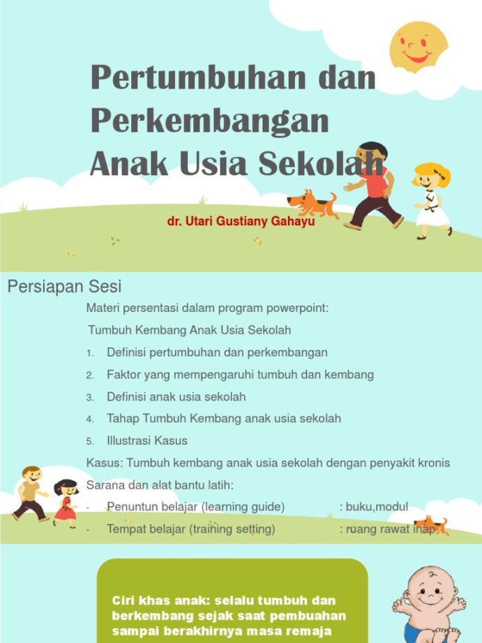 poster tentang tumbuh kembang anak prasekolah