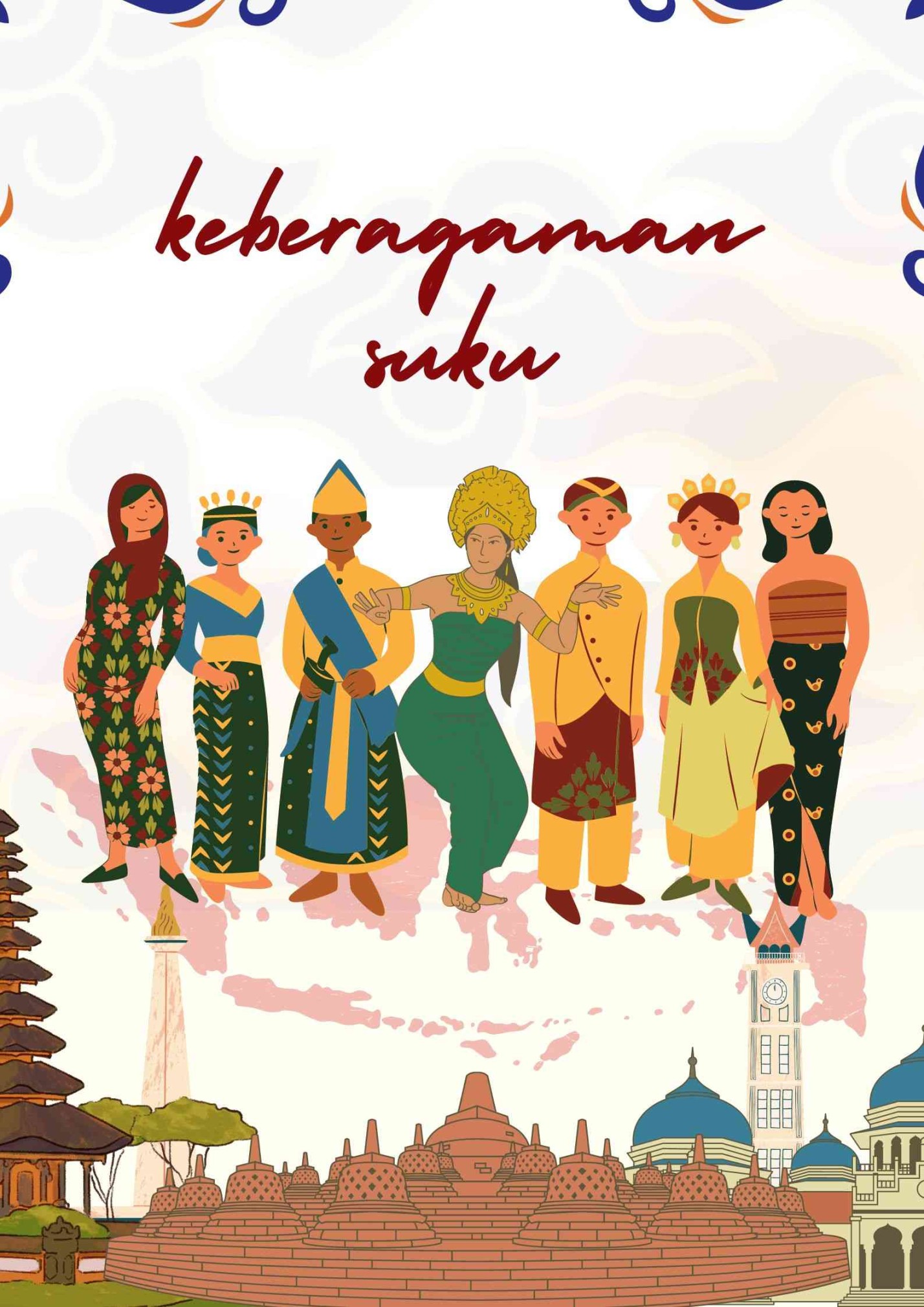 poster tentang keragaman suku bangsa indonesia