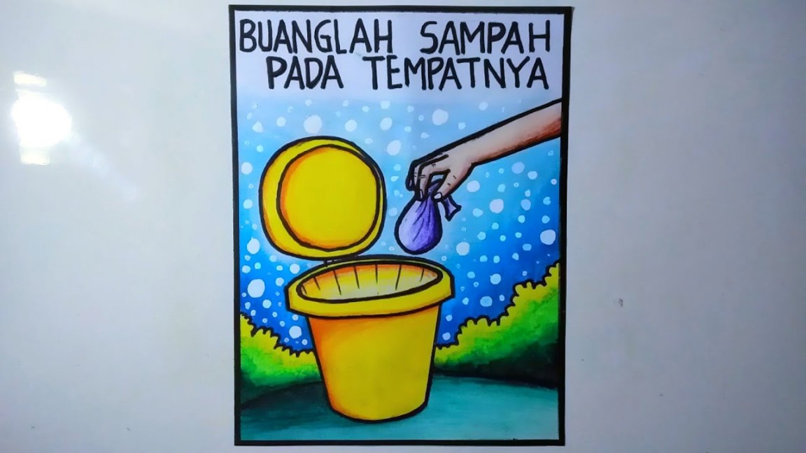 poster tentang kesehatan kebersihan lingkungan