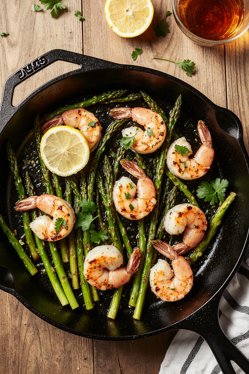 One-Pan Lemon Garlic Shrimp & Asparagus: 3 Simple Steps to Culinary Bliss