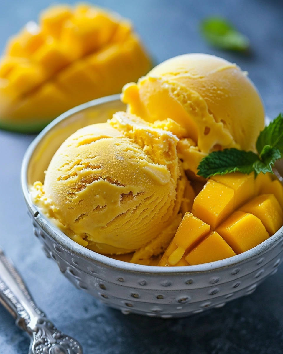 How to Make No-Churn Mango Ice Cream in 5 Simple Steps