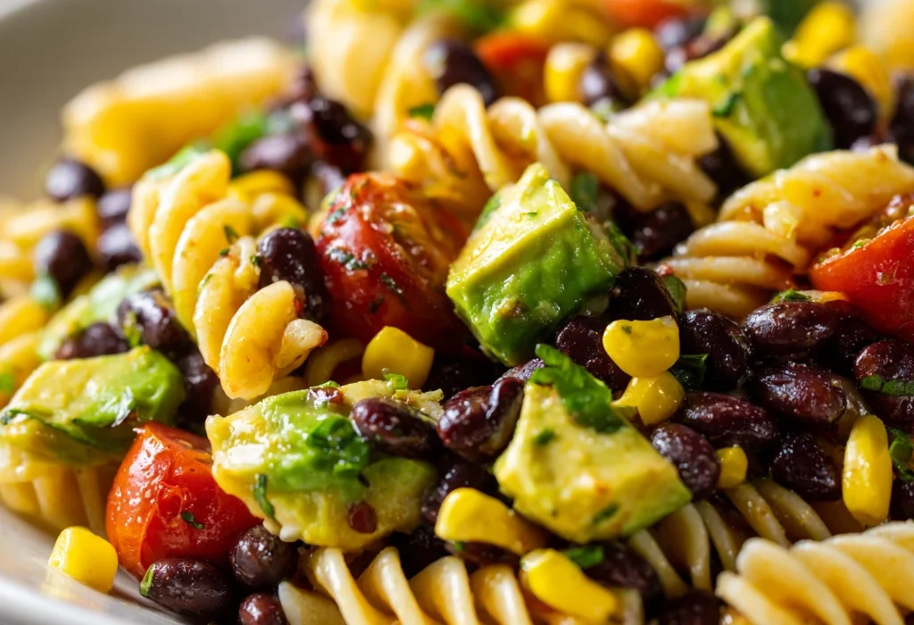 How to Make the Best Black Bean Corn and Avocado Pasta Salad in 7 Steps