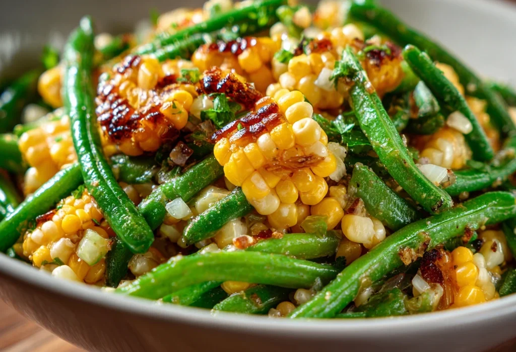How to Make a Vibrant Corn and Green Bean Salad in 7 Simple Steps