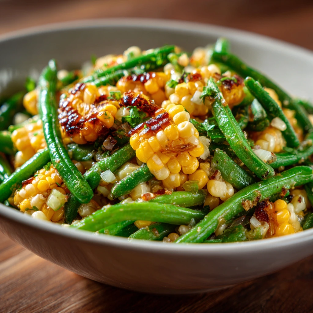 How to Make a Vibrant Corn and Green Bean Salad in 7 Simple Steps