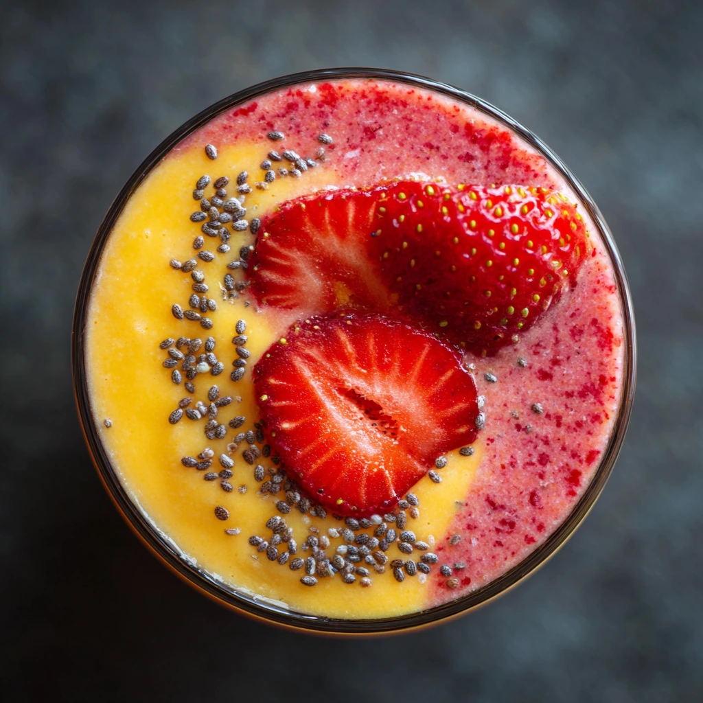 How to Make the Best Creamy Strawberry-Mango Chia Smoothie in 5 Steps