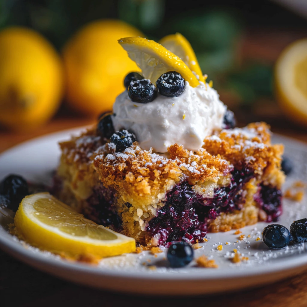 Lemon Blueberry Dump Cake: 7 Simple Steps for a Zesty Dessert