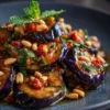 How to Make Sweet and Sour Aubergines with Capers Pine Nuts Mint in 8 Simple Steps