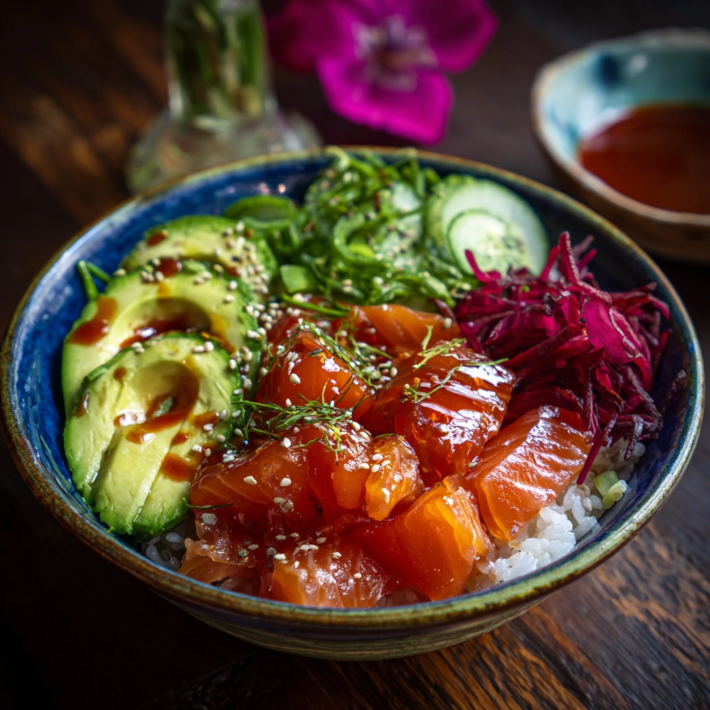 How to Make the Best 5-Step Tabasco and Gochujang Cured Salmon Poke Bowl