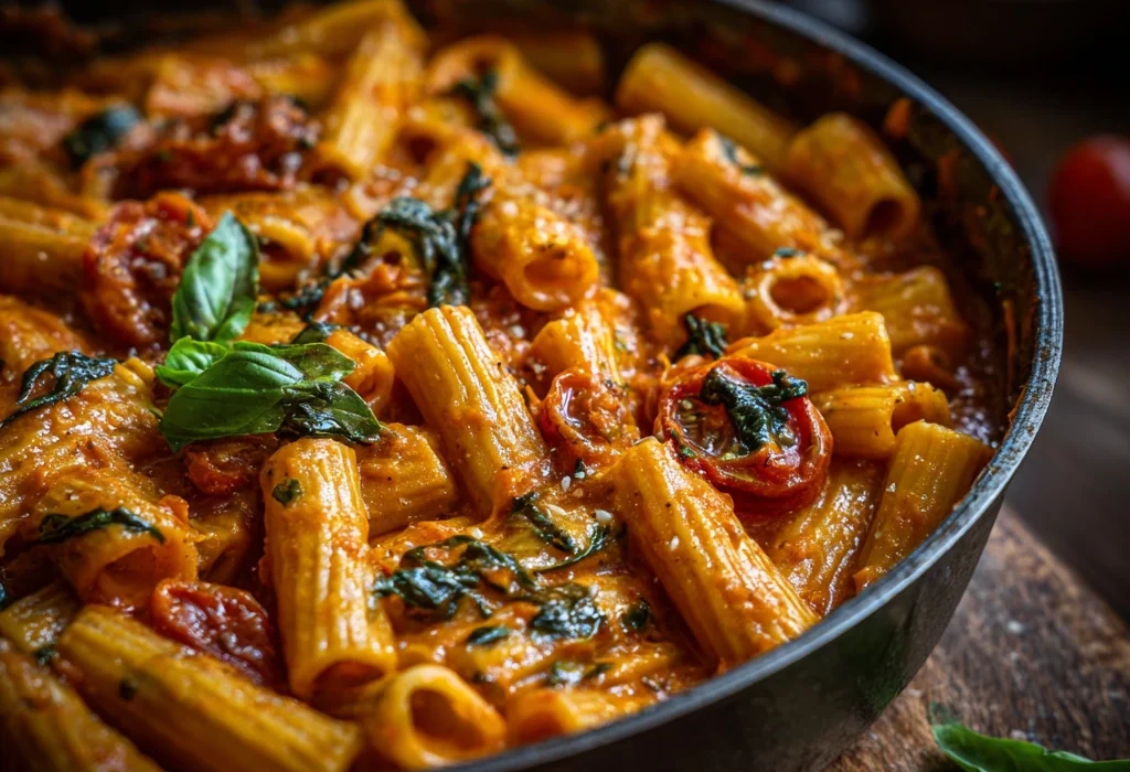 Lazy Girl’s One-Pot Tomato Basil Pasta: 5 Minute Recipe Magic!