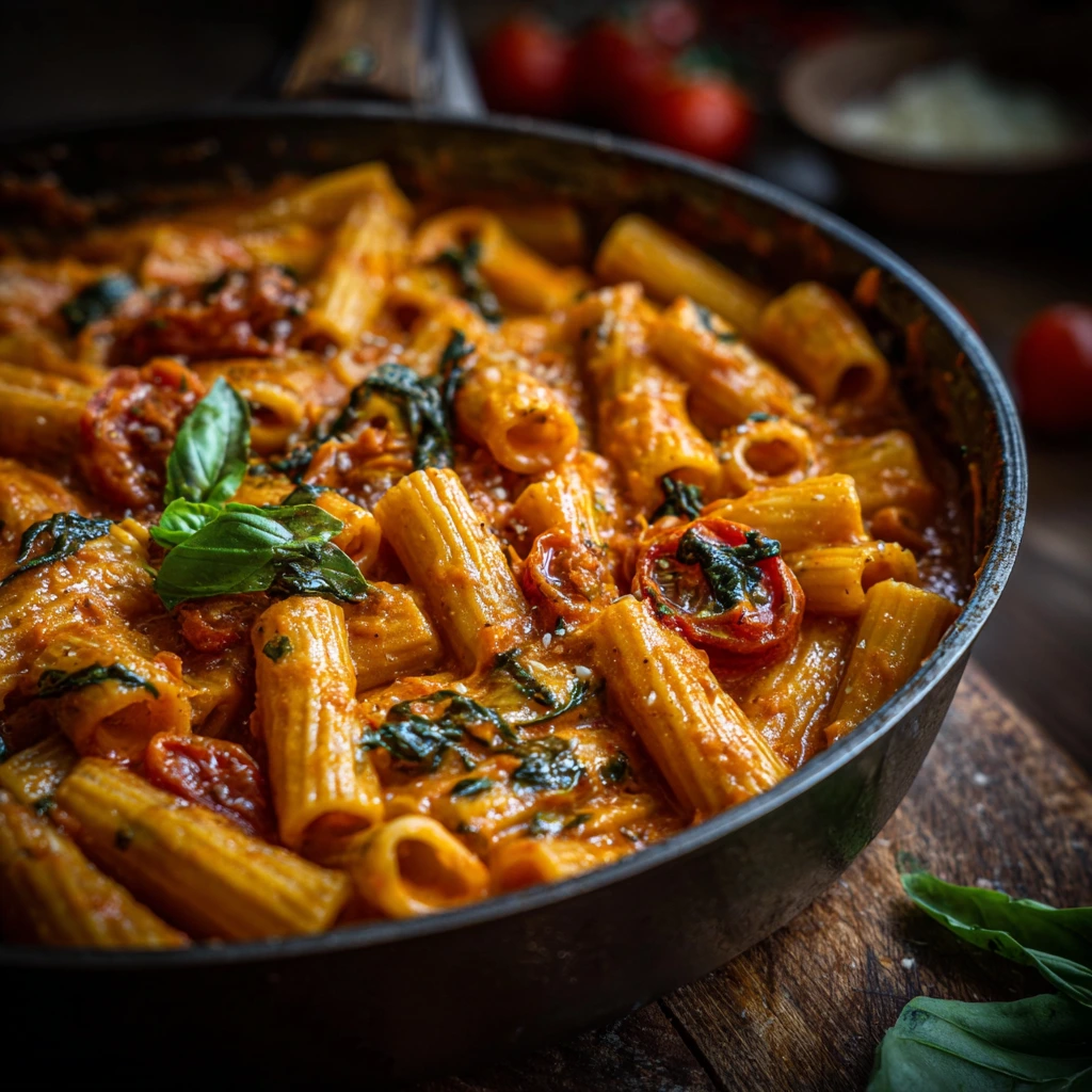 Lazy Girl’s One-Pot Tomato Basil Pasta: 5 Minute Recipe Magic!
