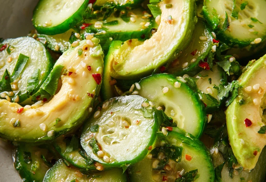5-Minute Cucumber Avocado Salad: Refreshing & Easy Recipe!